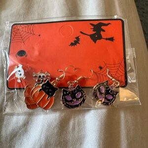 Halloween Themed Earrings Set